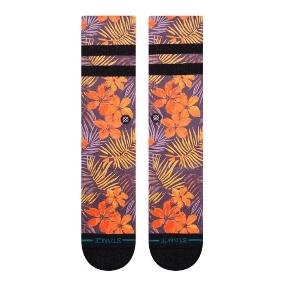 Stance Poipu Crew Socks Orange Large Uk7-11