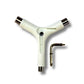 G-Tool Y Skateboard Tool with Axle Rethreader White