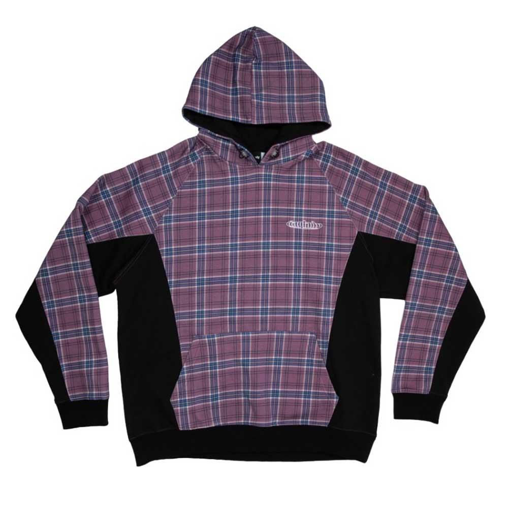 Baglady Supplies Tartan Warp Hooded Sweatshirt