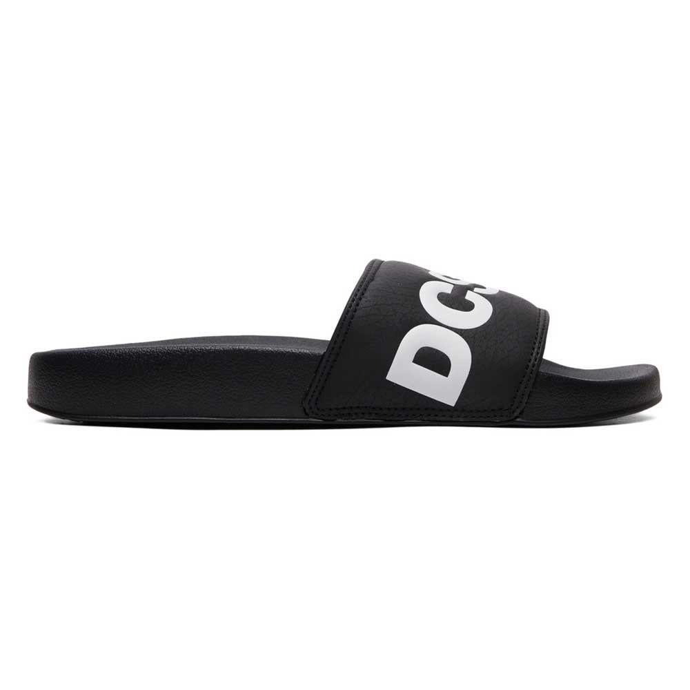 DC Shoe Co Slide Sandals Black White
