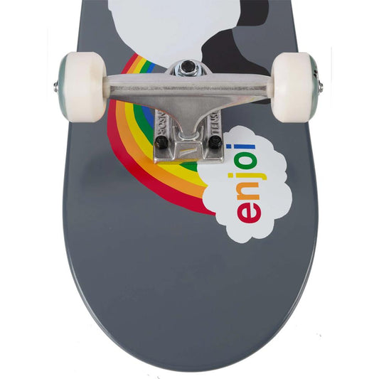 Enjoi Panda Fart FP Factory Complete Skateboard Grey 7.5''