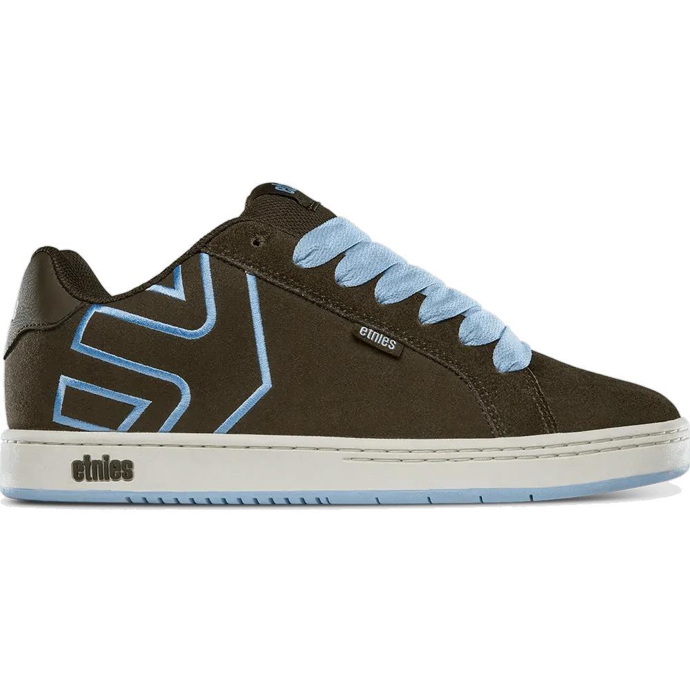 Etnies Fader Brown Blue Skate Shoes