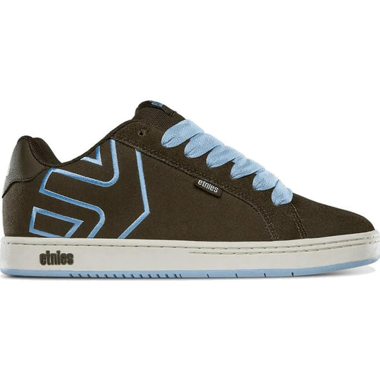 Etnies Fader Brown Blue Skate Shoes