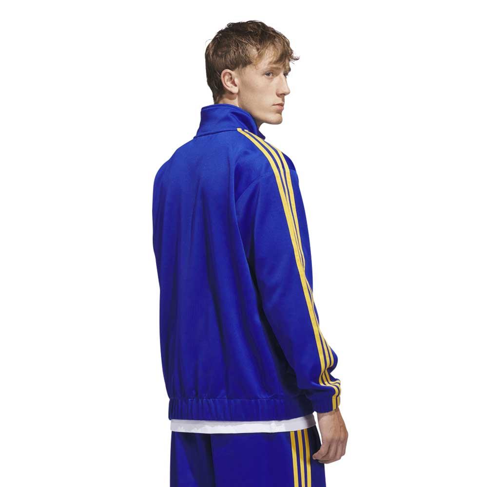 Adidas Skateboarding Superfire Track Jacket Royal Blue Preloved Yellow