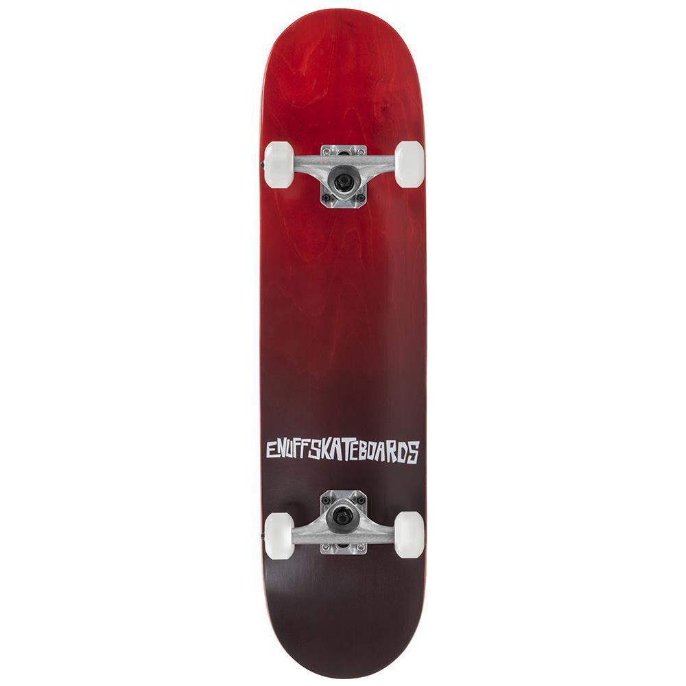 Enuff Skateboards Fade Factory Complete Skateboard Red 7.75"