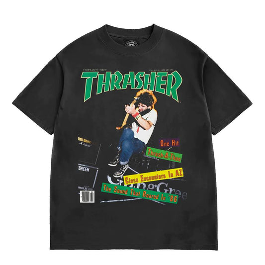 Thrasher Magazine T-Shirt Febuary 1987 Vintage Black