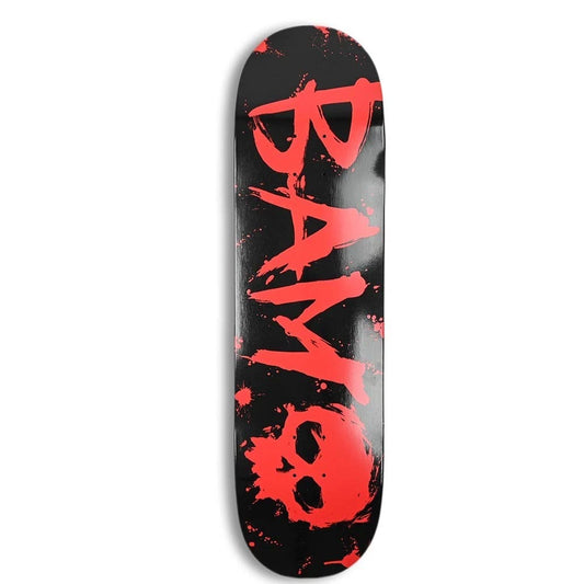 Zero Bam Margera Blood Skateboard Deck Black Red 8.25"