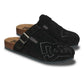 DC Liege Black Suede Clogs Shoes