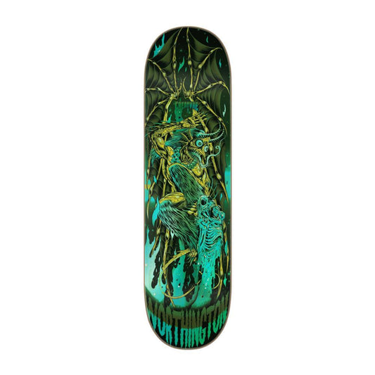 Creature VX Skateboard Deck Worthington Skullburn VX Black Green 8.6"