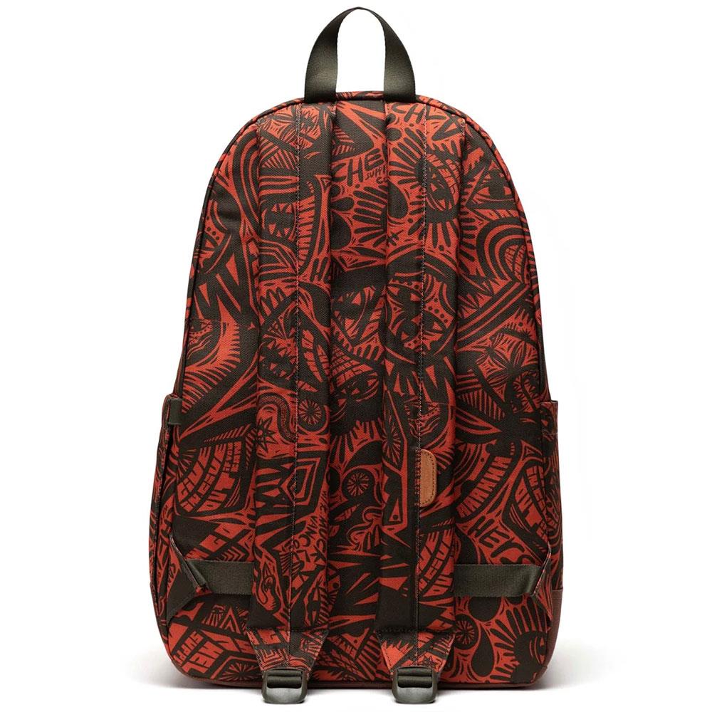 Herschel Heritage Thomas Campbell Backpack Forest Night Saddle Brown