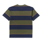 RVCA Dayshift Stripe Pocket T-Shirt Moody Blue