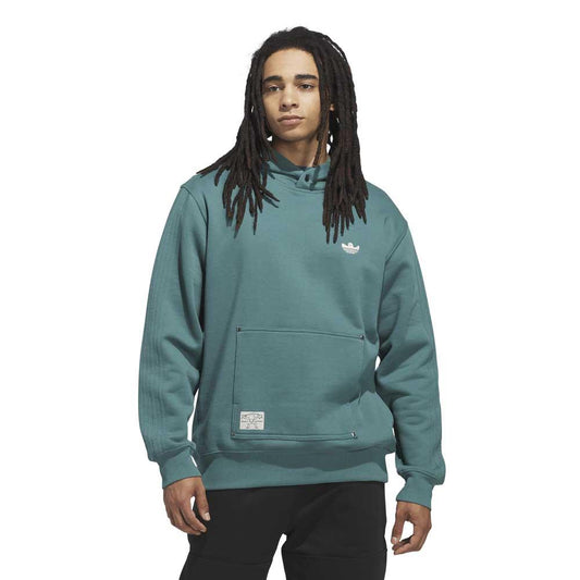 Adidas Skateboarding Shmoofoil Heavyweight Hooded Sweatshirt Preloved Teal