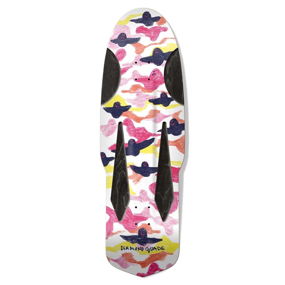 Krooked Skate Shop Day 26 Diamond Quade Beamer Skateboard Deck 10.75"