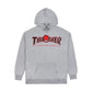 Thrasher x Spitfire Hooded Sweatshirt Big Head Outline Ash