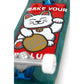 Enuff Lucky Cat Complete Skateboard 92A Medium Wheels Green 8"