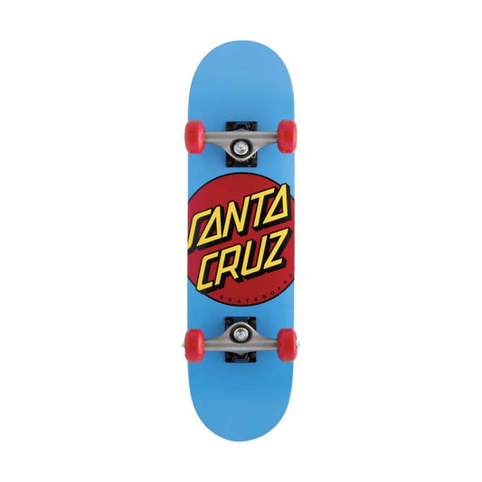 Santa Cruz Complete Skateboard Classic Dot Super Micro Blue 7.25"
