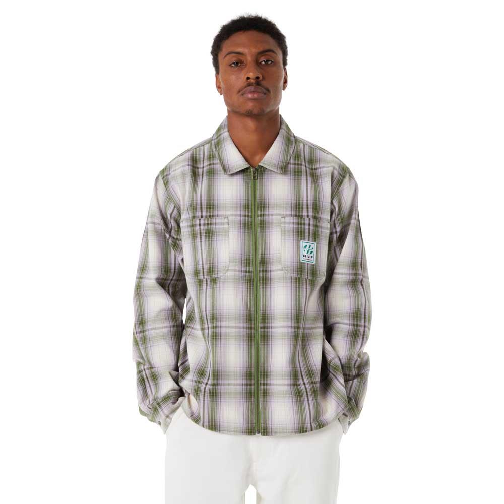 Huf Fillmore Plaid Shacket Leaf Green