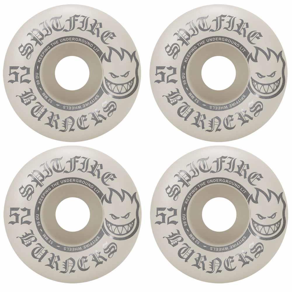 Spitfire Skateboard Wheels 99DU Burner Multi 52mm