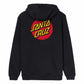 Santa Cruz SP26 Classic Dot Chest Hooded Sweatshirt Black
