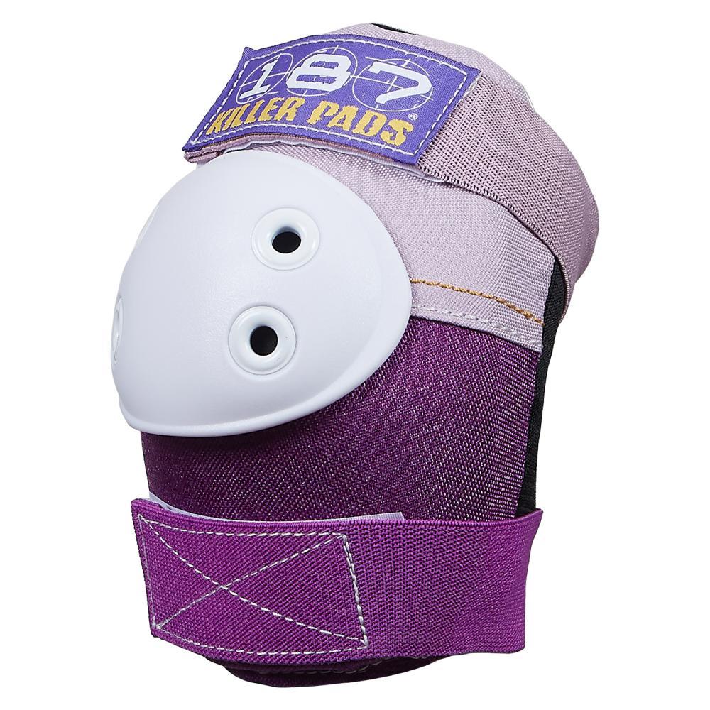 187 Killer Pads Adult Six Pack Set Knee Elbow Wrist Guards Purple