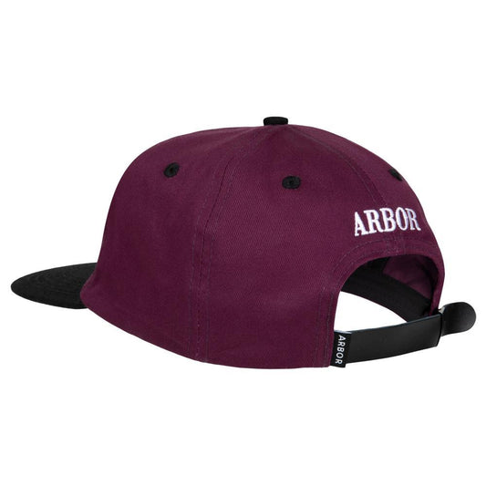 Arbor Skateboards Wildcat Cap Mulberry Black
