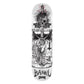 Creature Skateboard Deck Baekkel BLKMTL (UV Activated) White  Black 8.6"