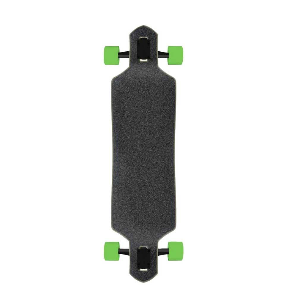 Santa Cruz Cruzer Complete Cruiser Skateboard Screaming Hibiscus Drop Thru Green/Red 9"