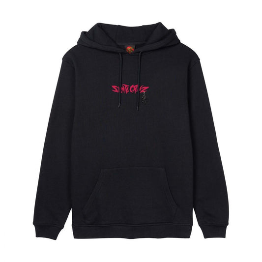 Santa Cruz Hooded Sweatshirt Pace Torch Bones Black Large