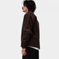 Santa Cruz Salba Voodoo Pit Coach Jacket Coffee Brown