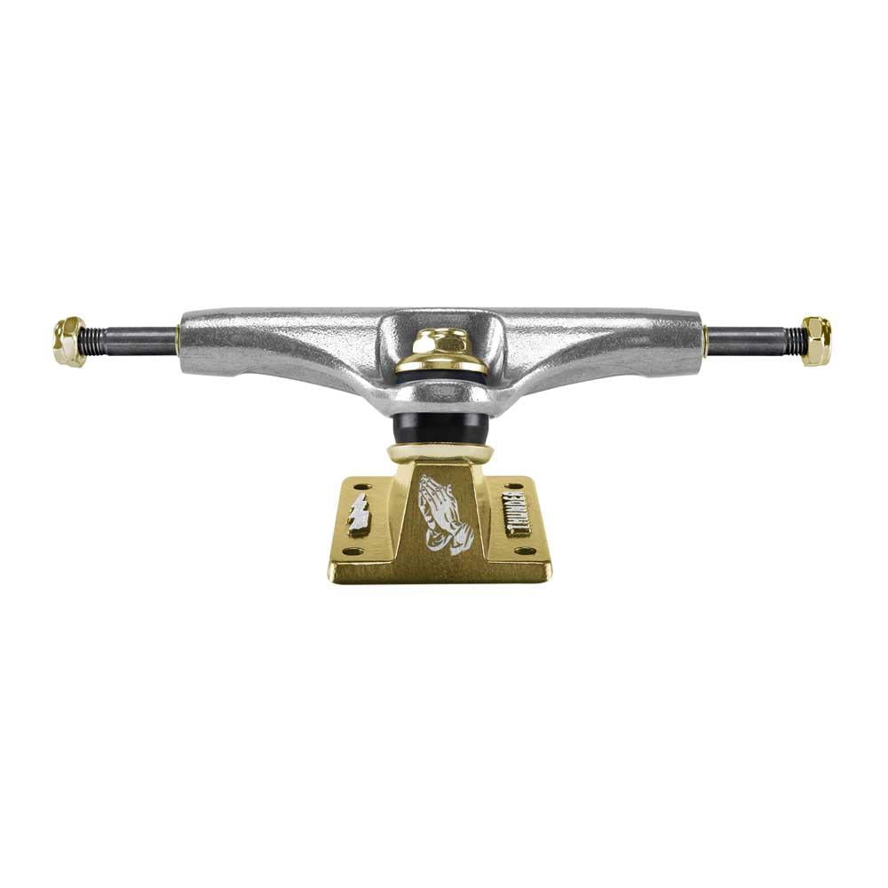 Thunder Walker Luminary Pro Editions Skateboard Trucks Silver Gold 148mm 8.25"