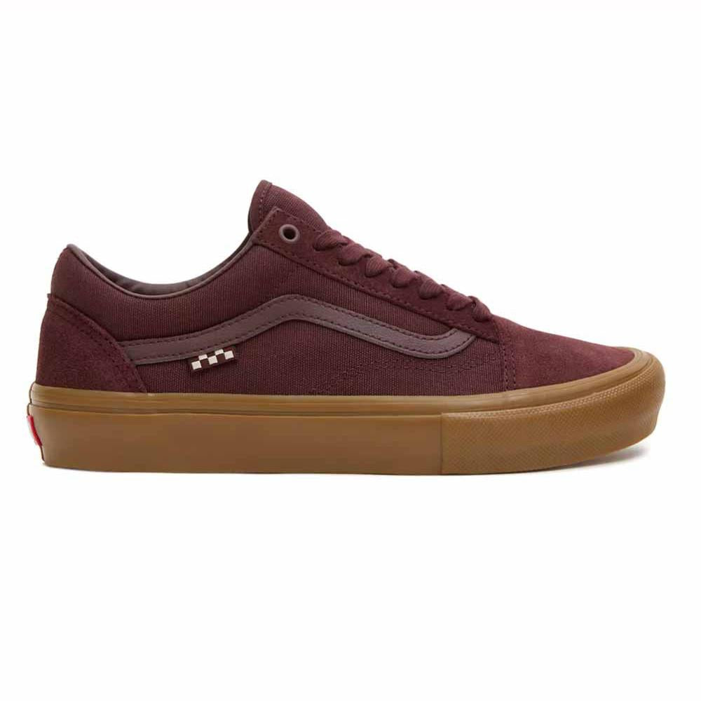 Dark red clearance and black vans