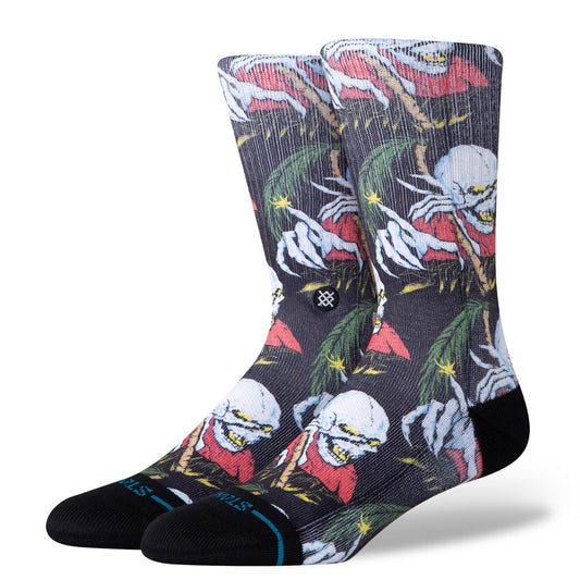 Stance Socks Palm Slayer Crew Black Large UK7 to UK11