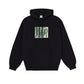 Polar Skateboards Dave Hooded Sweatshirt Cut Outs Black