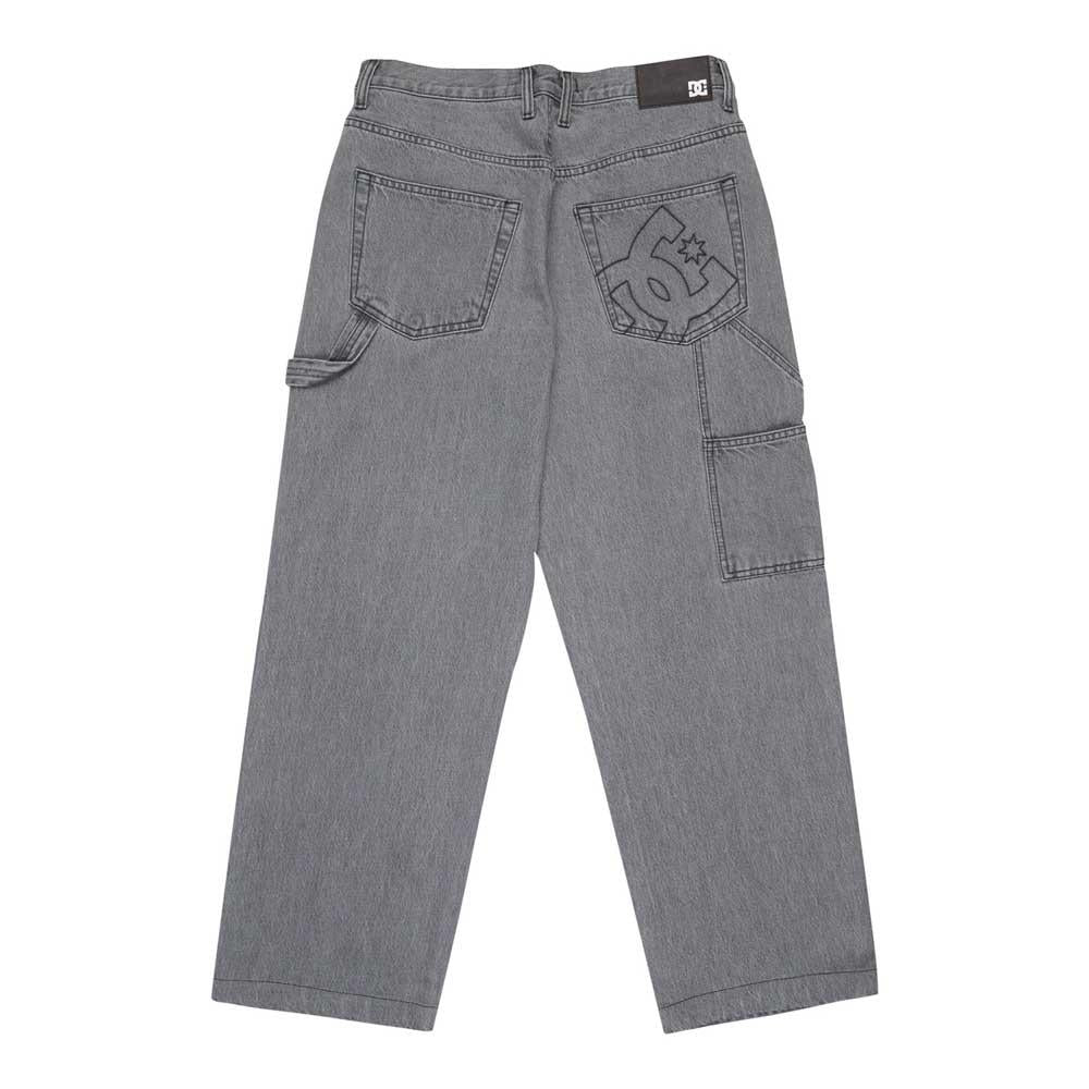 DC Shoe Co Baggy Denim Carpenter Pant Medium Grey