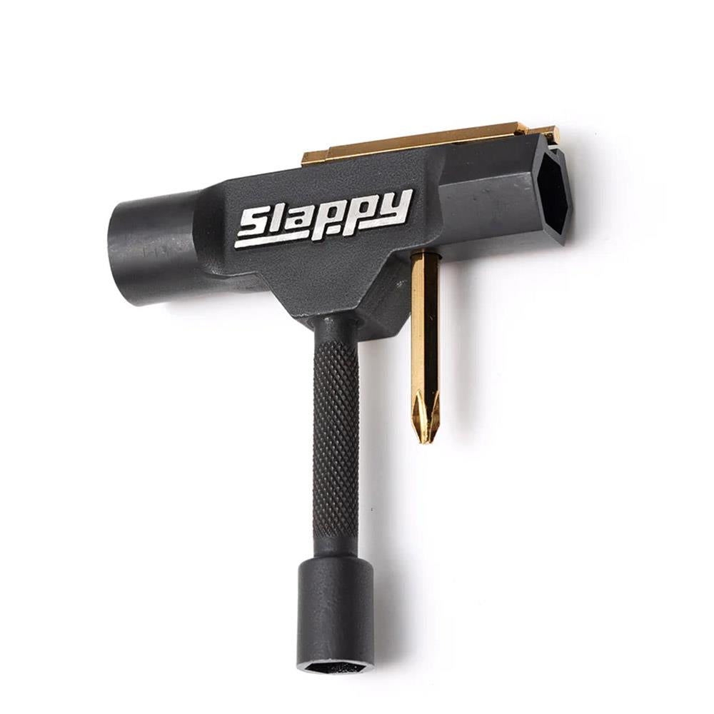 Slappy Trucks ST1 Skate Tool with Rethreader Black