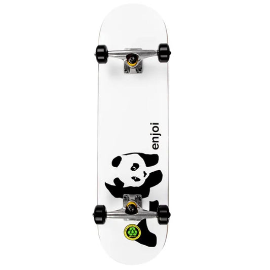 Enjoi Whitey Panda Factory Complete Skateboard White 8"