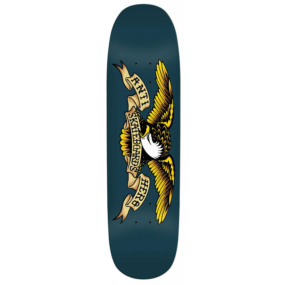 Anti Hero Team Shaped Eagle Blue Meanie Skateboard Deck Navy 8.75"