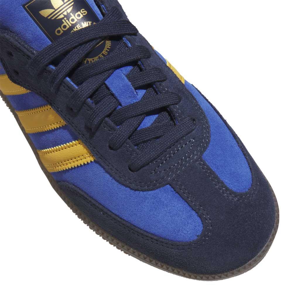 Adidas Skateboarding Samba ADV  Co Navy Preloved Yellow Royal Blue Skate Shoes