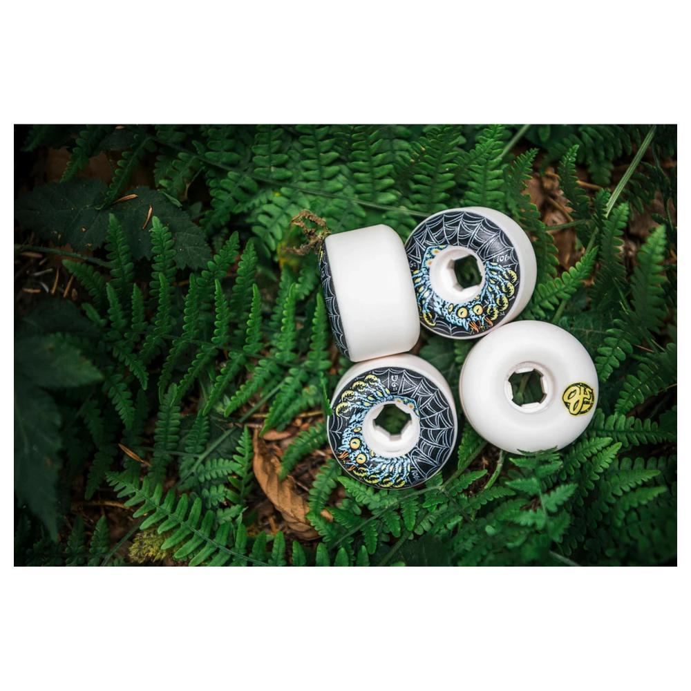 OJ Elite Skateboard Wheels Dressen Spider Chubbies 101a White 56mm
