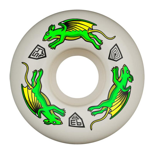 Powell Peralta Dragon Formula Skateboard Wheels Wide Nano Rats 54mm x 34mm 93A