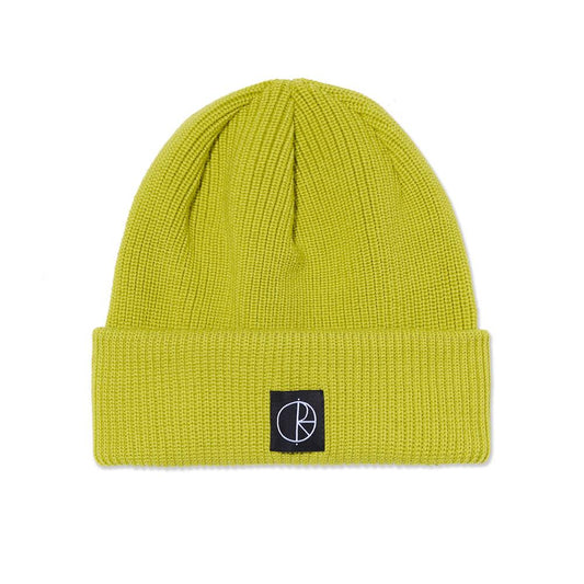 Polar Double Fold Merino Beanie Moss Green