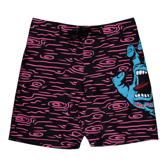 Santa Cruz Screaming Hand Boardshort Neon Wood
