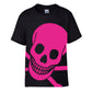 Death Skateboards OG Big Skull Front T-Shirt Black Pink