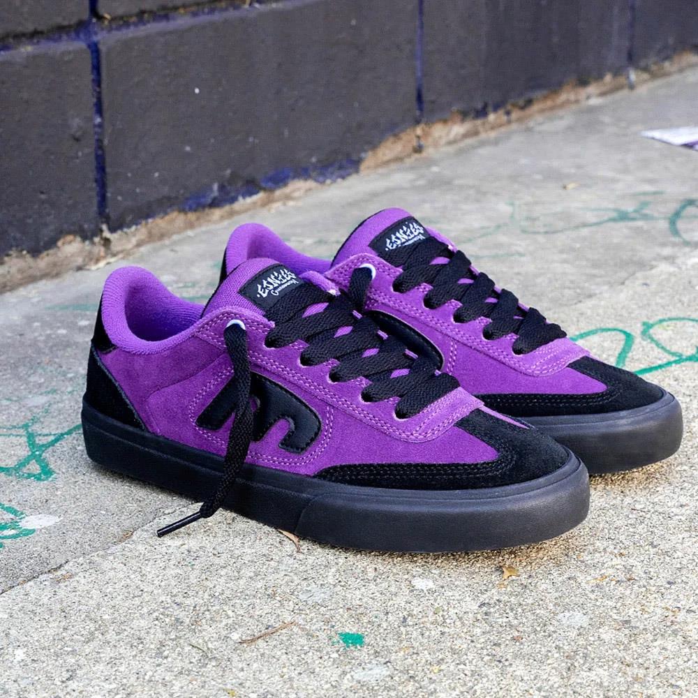 Etnies Locut Vulc X Werka Purple Skate Shoes