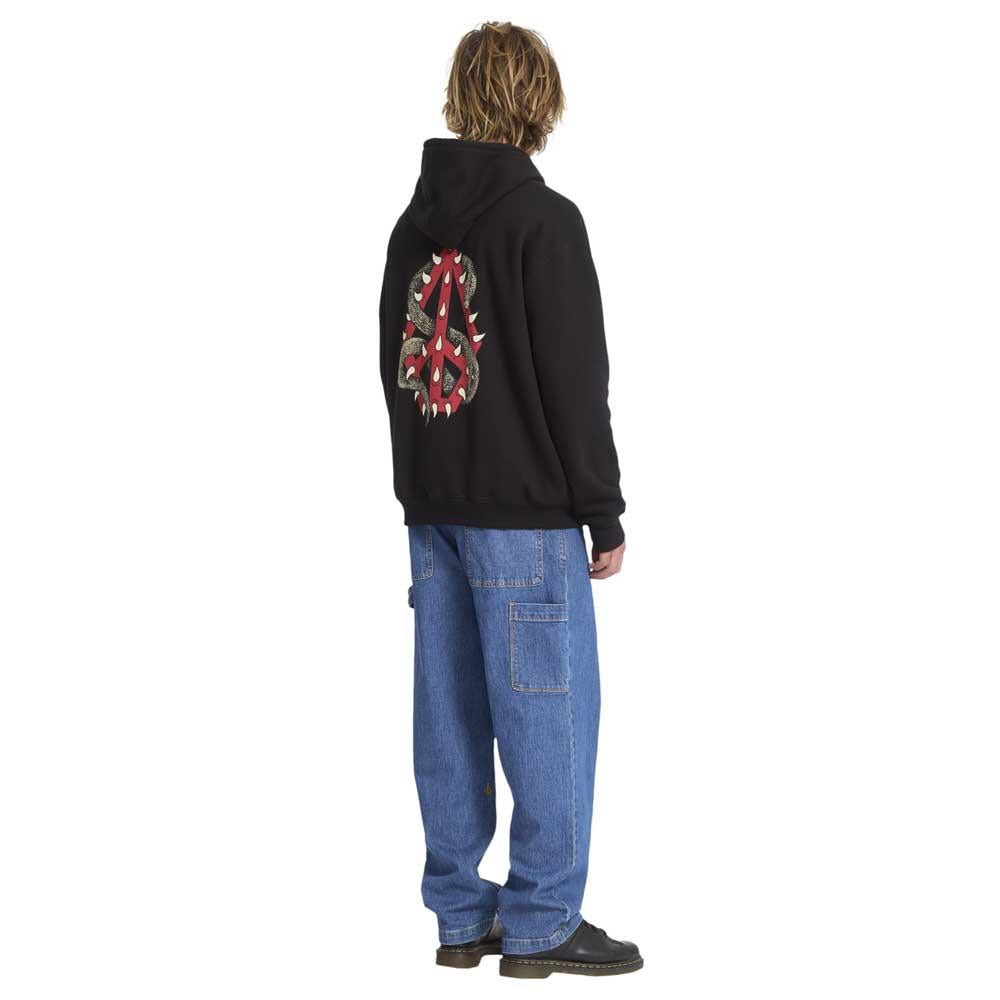 Volcom Watanite Pullover Hooded Sweatshirt Black 25