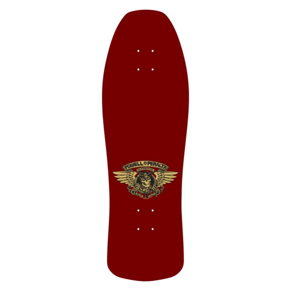 Powell Peralta • Ray Underhill O.G. Cross '02'  Burgundy Gold Foil Skateboard Deck 10"