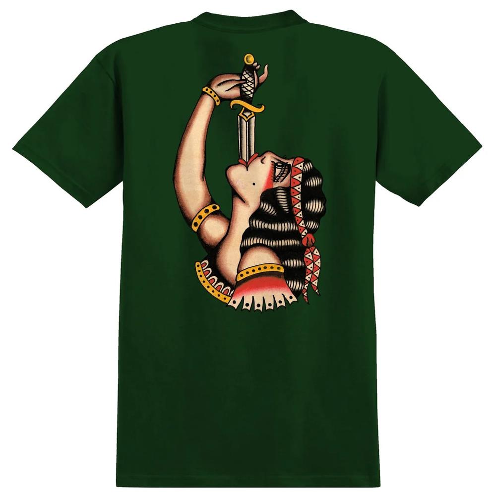Real Harry Lintell Sword Swallower Short Sleeve T-Shirt Forest Green