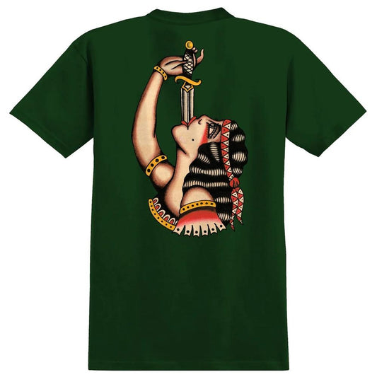 Real Harry Lintell Sword Swallower Short Sleeve T-Shirt Forest Green