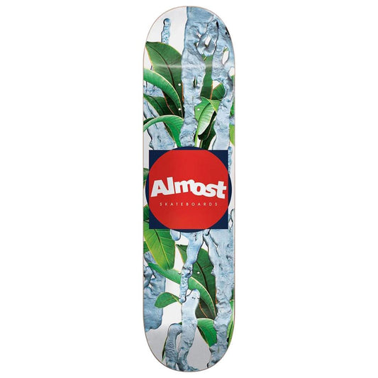 Almost Skateboards Metal HYB Skateboard Deck White 8.375"