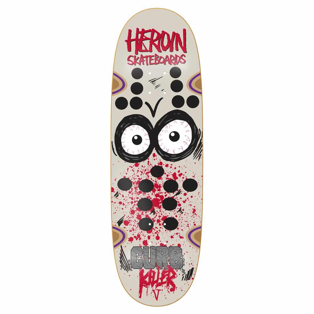 Heroin Curb Killer 5 Skateboard Deck 10"